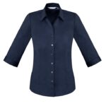 Monaco Ladies 3/4 Sleeve Shirt - Ink
