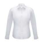 Womens Euro Long Sleeve Shirt - White