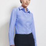 Womens Regent Long Sleeve Shirt - Blue