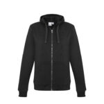 Womens Crew Zip Hoodie - Black