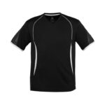 Mens Razor Short Sleeve Tee - Black/white