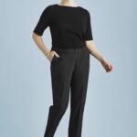 Womens Cool Stretch Ultra Comfort Waist Pant - Charcoal