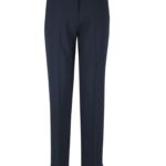 Womens Comfort Wool Stretch Slim Leg Pant - Navy
