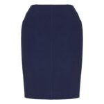 Womens Siena Bandless Pencil Skirt - Marine