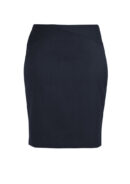 Comfort Wool Stretch Womens Chevron Band Skirt