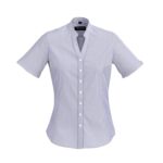 Womens Bordeaux Short Sleeve Shirt - Patriot Blue
