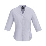 Womens Bordeaux 3/4 Sleeve Shirt - Patriot Blue