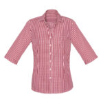 Womens Springfield 3/4 Sleeve Shirt - Cardinal