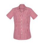 Womens Springfield Short Sleeve Shirt - Cardinal Red