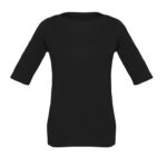Womens Camille Short Sleeve T-top - Black