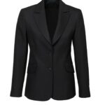 Womens Cool Stretch Longline Jacket - Black
