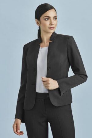 Womens Cool Stretch Short Jacket With Reverse Lapel