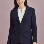 Womens Siena Longline Jacket - Marine