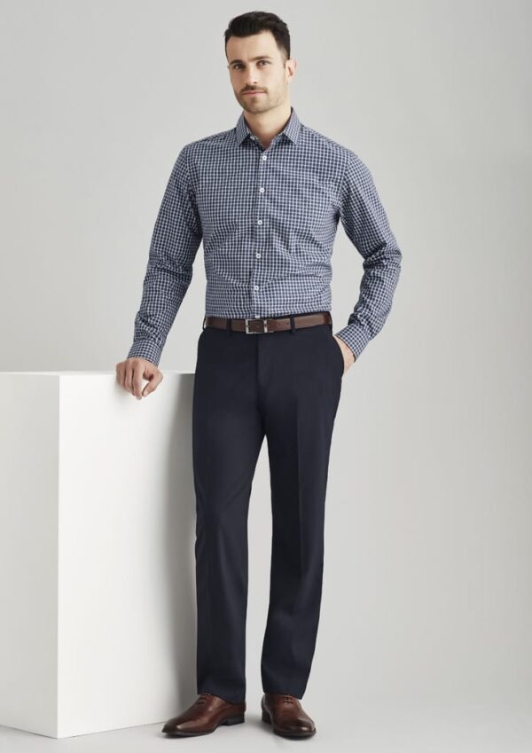 Mens Comfort Wool Stretch Flat Front Pant - Image 25