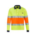 Unisex Hi Vis Bio Motion Taped Polo - Yellow/orange