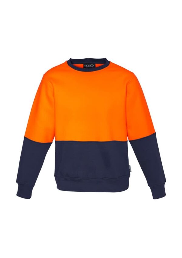 Unisex Hi Vis Crew Sweatshirt - Image 2