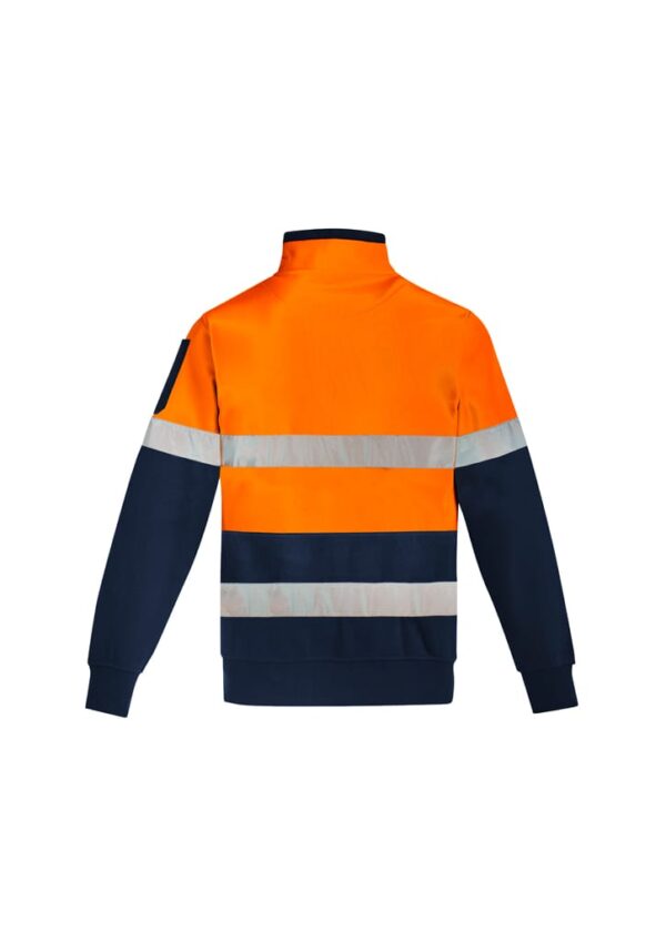 Mens Hi Vis 1/4 Zip Pullover - Hoop Taped - Image 4