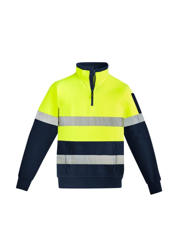 Mens Hi Vis 1/4 Zip Pullover - Hoop Taped - Image 17