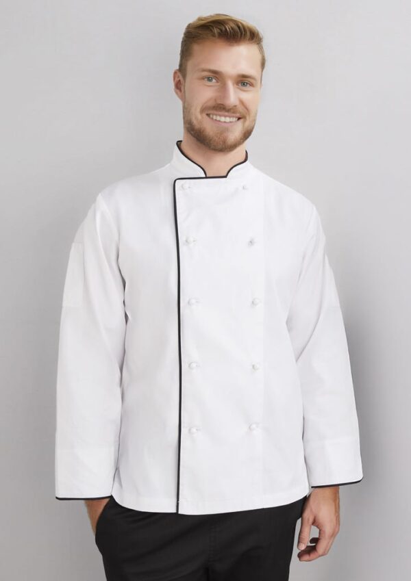 Mens Al Dente Long Sleeve Chef Jacket - Image 14