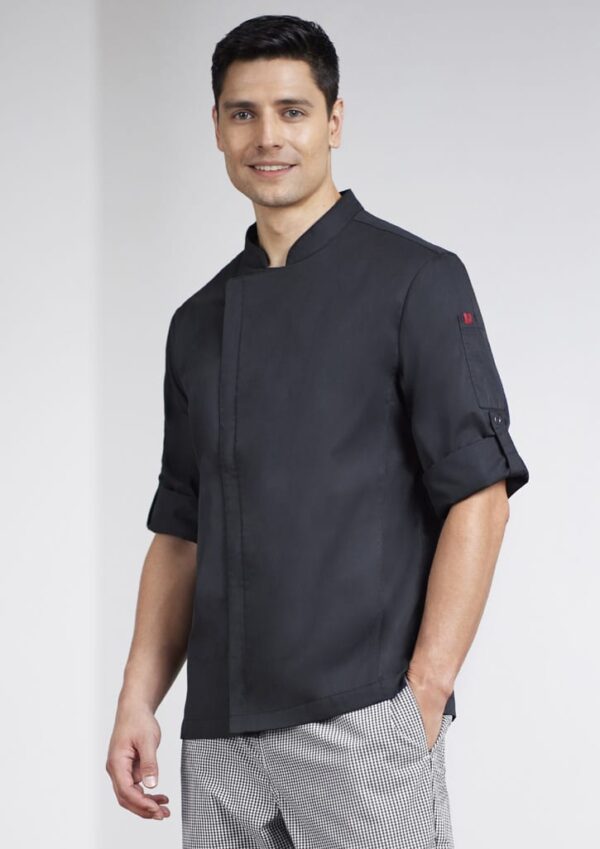 Mens Alfresco Long Sleeve Chef Jacket - Image 21