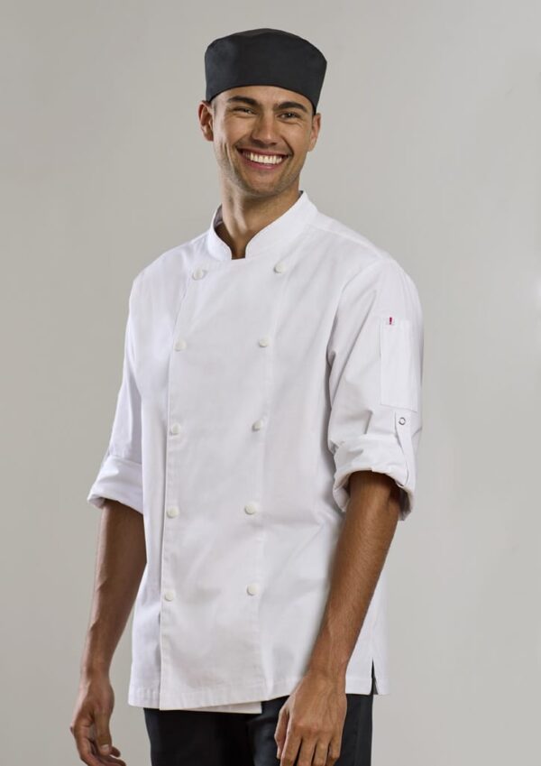 Mens Gusto Long Sleeve Chef Jacket - Image 24