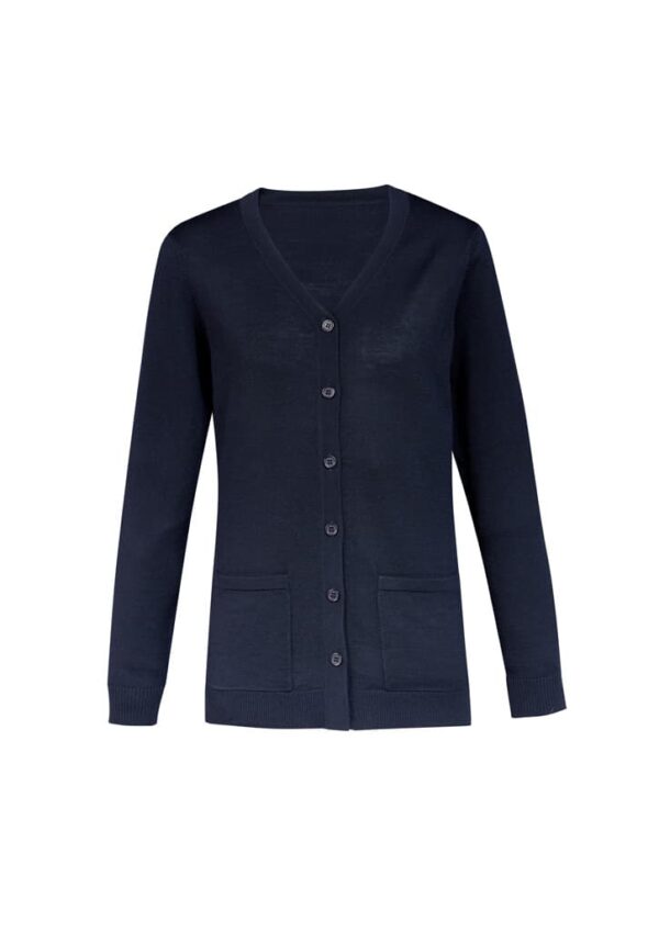 Womens Button Front Knit Cardigan - Image 13