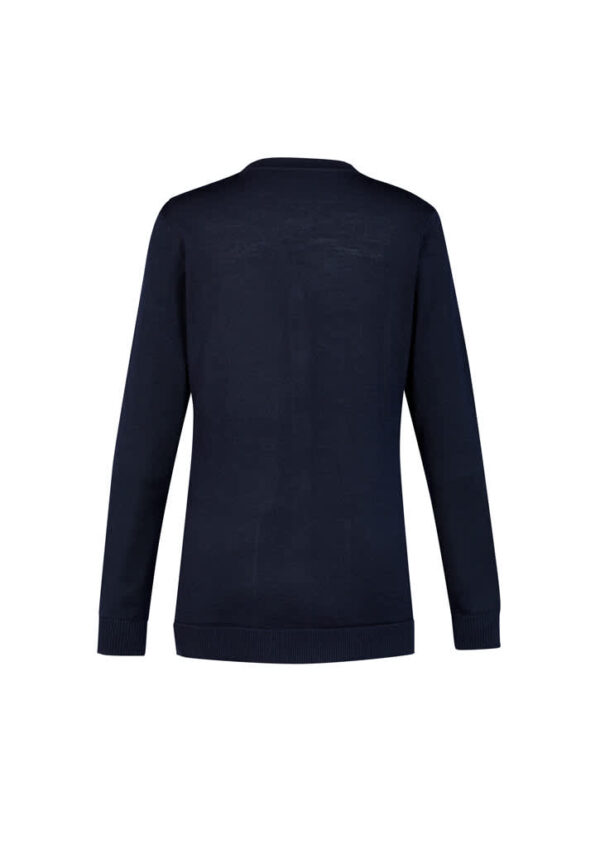 Womens Button Front Knit Cardigan - Image 4