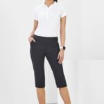 Womens Jane 3/4 Length Stretch Pant - Black