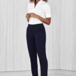Womens Comfort Waist Slim Leg Pant - Navy