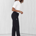 Womens Comfort Waist Cargo Pant - Black