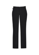 Mens Comfort Waist Flat Front Pant