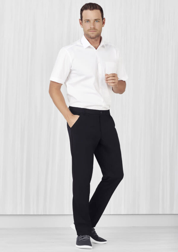 Mens Comfort Waist Flat Front Pant - Image 14