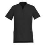 Womens Florence Plain Tunic - Black