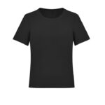 Womens Marley Short Sleeve Jersey Top - Black