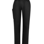 Womens Riley Straight Leg Scrub Pant - Black