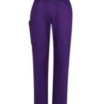 Womens Riley Straight Leg Scrub Pant - Purple