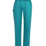 Womens Riley Straight Leg Scrub Pant - Teal