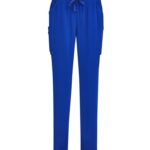 Womens Avery Slim Leg Scrub Pant - Electric Blue