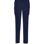Womens Avery Slim Leg Scrub Pant - Midnight Navy