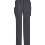 Womens Avery Straight Leg Scrub Pant - Charcoal