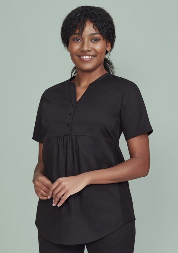 Womens Rose Tunic Scrub Top - Image 12
