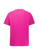 Womens Pink V-neck Scrub Top