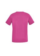 Unisex Pink V-neck Scrub Top