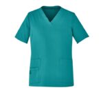 Womens Avery V-neck Scrub Top - Teal
