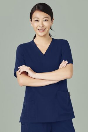 Womens Avery V-neck Scrub Top