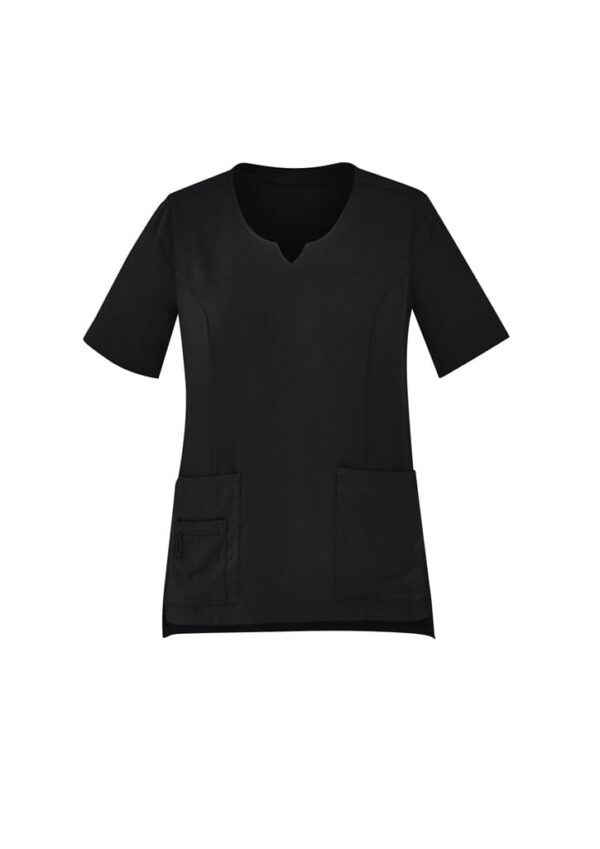 Womens Avery Round Neck Scrub Top - Image 75