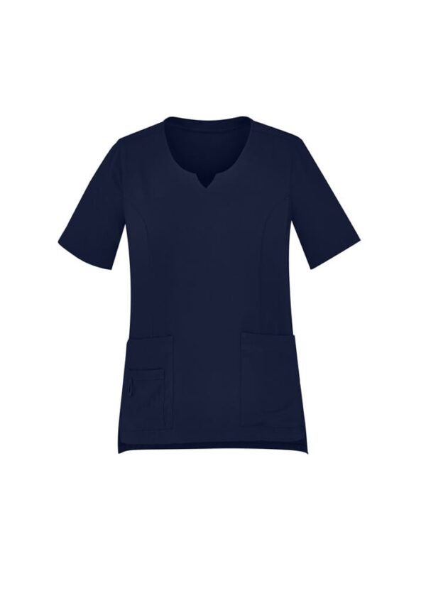 Womens Avery Round Neck Scrub Top - Image 37