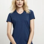 Womens Byron Short Sleeve Polo - Steel Blue
