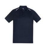 Mens Academy Short Sleeve Polo - Navy/white
