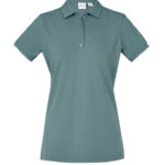Womens City Short Sleeve Polo - Jasper Green